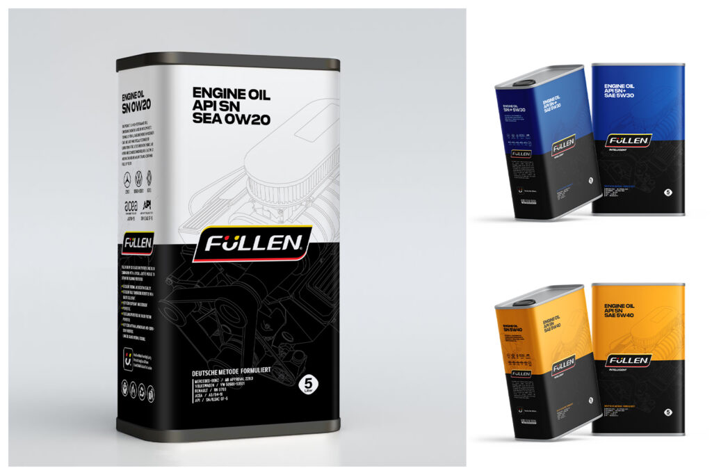 motor oil packaging