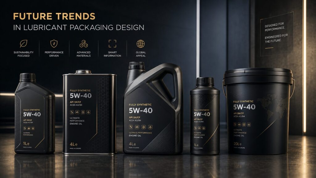Future trends in premium lubricant packaging design