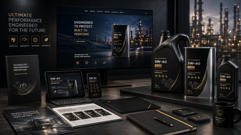 Integrated lubricant branding and packaging design system